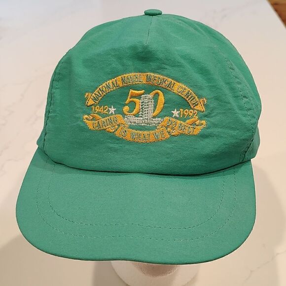 Vintage National Naval Medical Center Bethesda 50th Anniversary Snap Back Cap - Picture 1 of 10